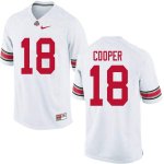 NCAA Ohio State Buckeyes Men's #18 Jonathon Cooper White Nike Football College Jersey XTH0545GK